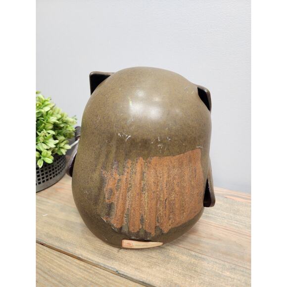 Stoneware Designs West Owl Ceramic Lantern Mid Century Modern SDW - Picture 4 of 8